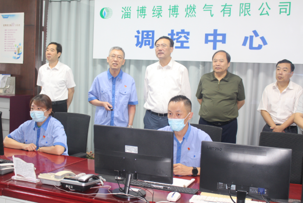 市政府副市長沙向東一行到市能源集團綠博燃氣調(diào)研督導(dǎo)燃氣安全工作(圖1)